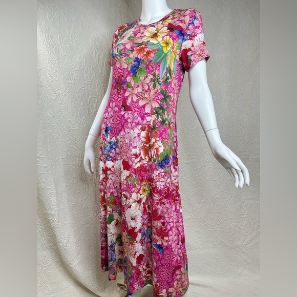 Johnny Was The Janie Favorite Short Sleeve Frame Dress - Picture 2 of 15